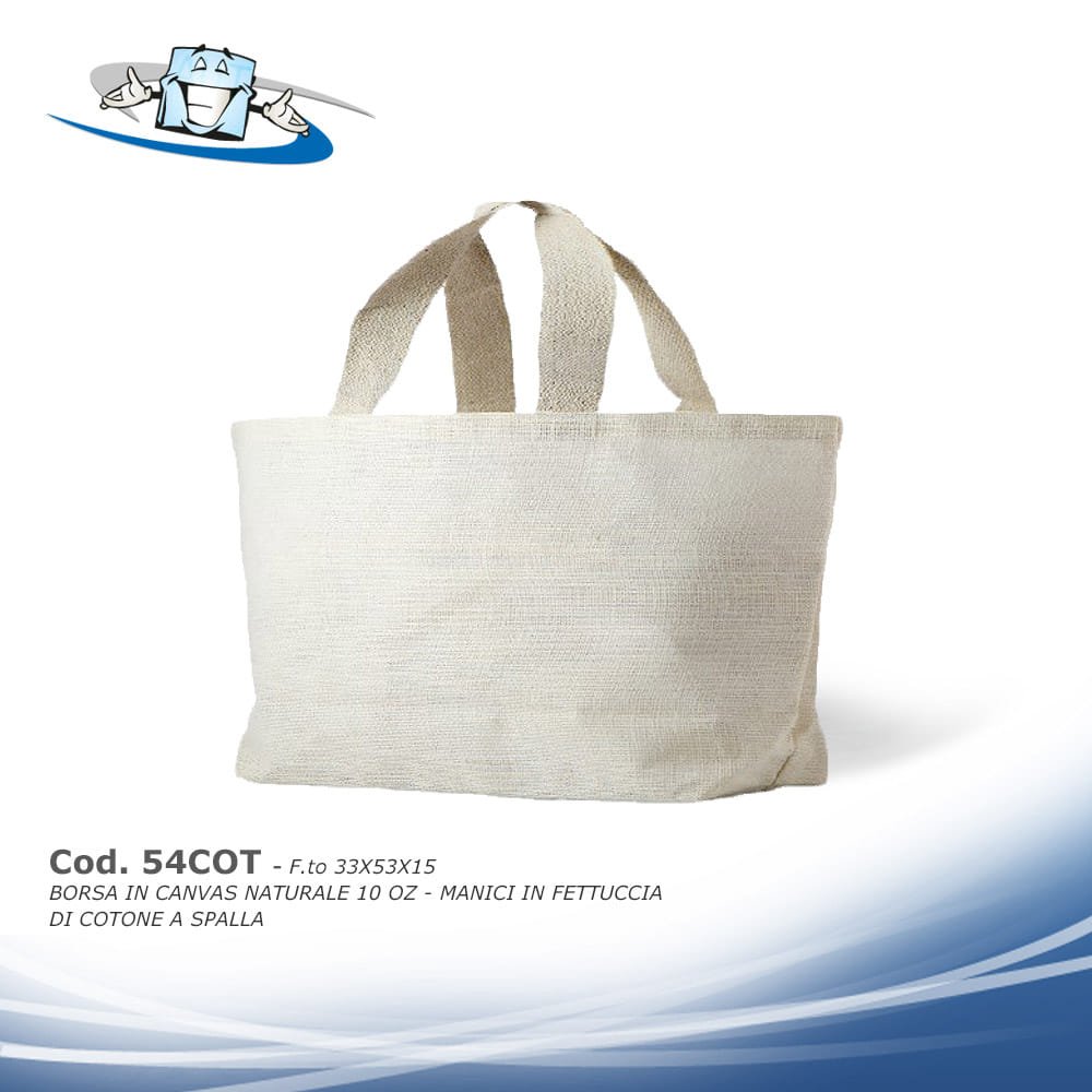 Borse shopping e sacchi in cotone e tela canvas personalizzabili con il vostro logo