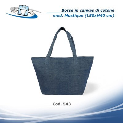 Borse in canvas di cotone modello mustique