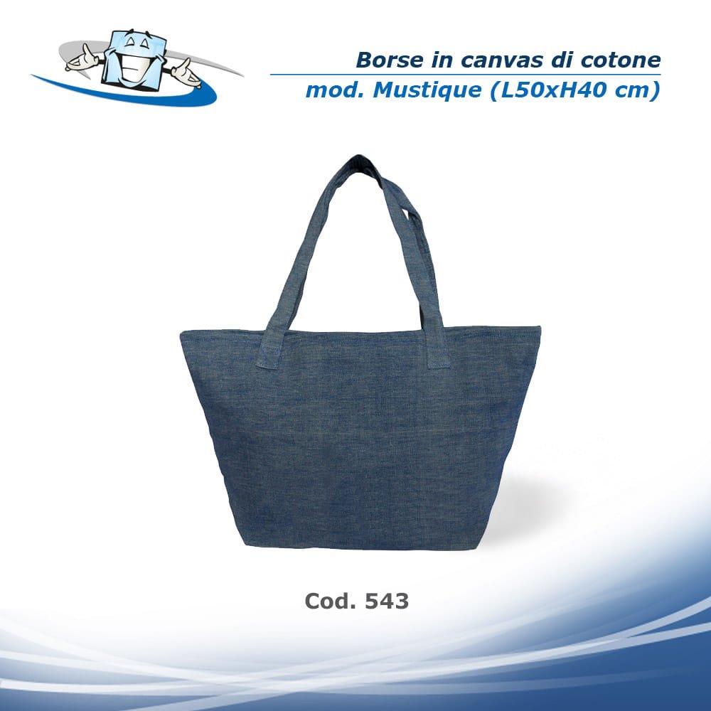 Borse in canvas di cotone modello mustique