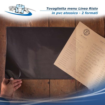 Linea Risto - Tovaglietta menu in PVC atossico