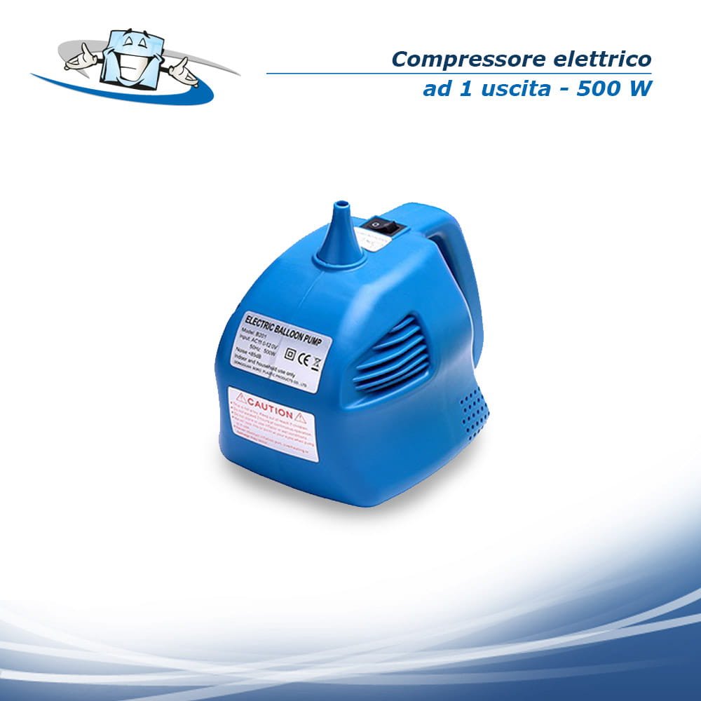 Compressore elettrico da tavolo per gonfiaggio palloncini - 1 uscita