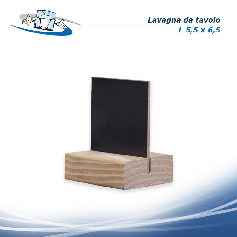 Lavagne da tavolo per numero menu piatto del giorno D4 Style Modigliani con base colore pino