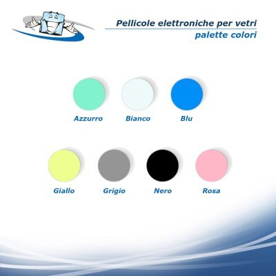 Pellicole elettroniche per vetri con trasparenza regolabile per interno - colori