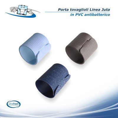 Linea Juta - Porta tovagliolo Belt in 2 misure in PVC antibatterico