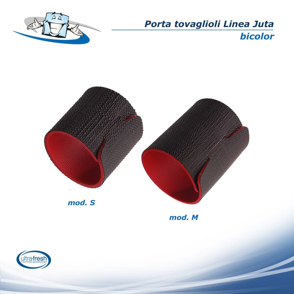 Linea Juta - Porta tovagliolo Belt in 2 misure in PVC antibatterico