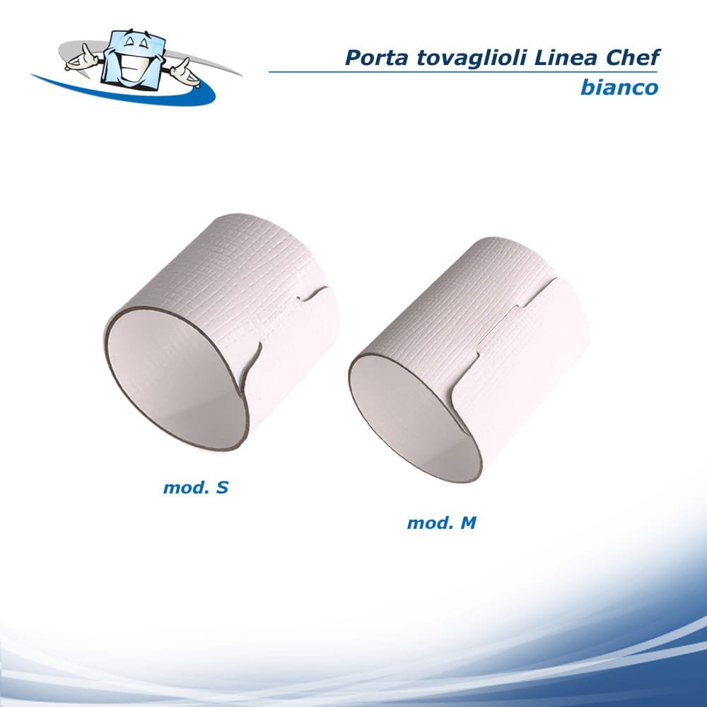 Linea Chef - Porta tovagliolo Belt in 2 misure in vera pelle rigenerata