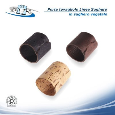 Linea Sughero - Porta tovagliolo Belt in 2 misure in sughero vegetale