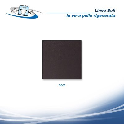 Linea Bull - Poggia posate tovaglietta mini in vera pelle rigenerata