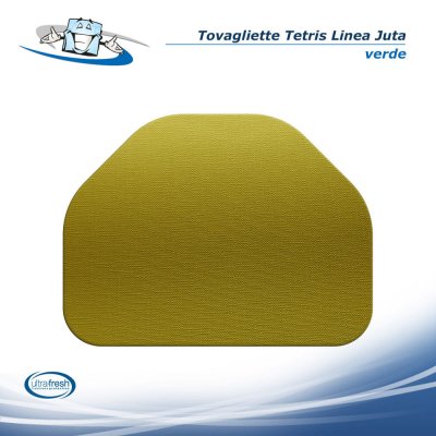 Linea Juta - Tovagliette Tetris disponibili in diversi colori in PVC antibatterico