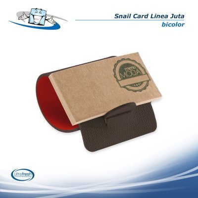 Linea Juta - Porta biglietti da visita disponibili in diversi colori in PVC antibatterico