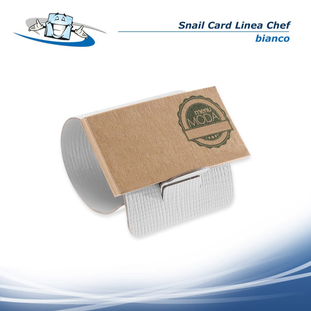 Linea Chef - Porta biglietti da visita disponibili in diversi colori in vera pelle rigenerata