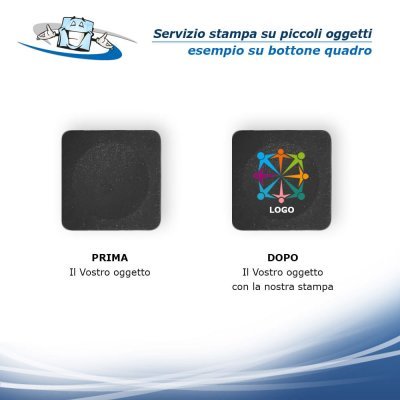 Servizio stampa UV Piccolo formato in BN o a Colori personalizzato su oggetti da Voi forniti