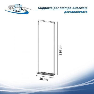 Sako - supporto per stampa bifacciale personalizzata su tessuto elastico
