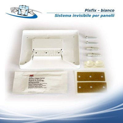 Pixfix - Sistema di fissaggio invisibile per pannelli