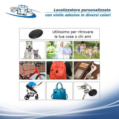 Localizzatore personalizzato con vinile adesivo in diversi colori