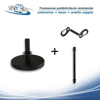 Economy Café - Transenna in acciaio in diverse dimensioni per interno o esterno