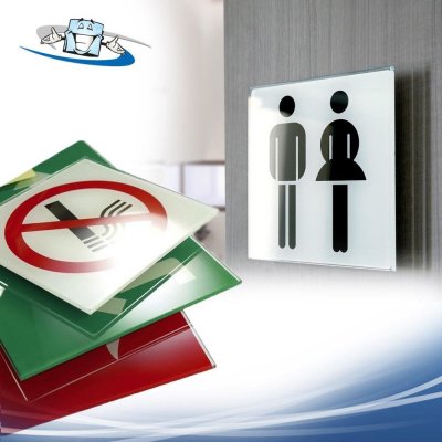 Safepix Wall - Segnaletica di uscita di sicurezza con fissaggio invisibile a muro