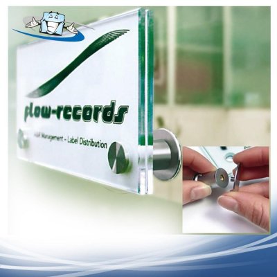 Fisso Rosett - Sistema di montaggio in alluminio per vetro