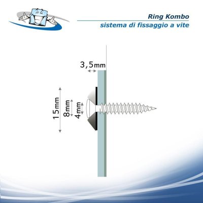 Ring kombo - Sistema di fissaggio a vite
