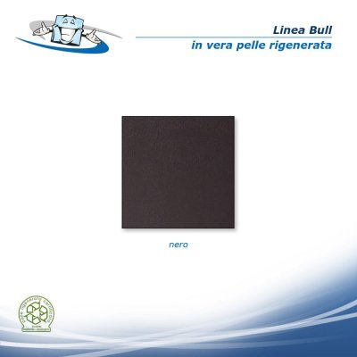 Linea Bull - Porta blocco "Notes" Springer in vera pelle rigenerata con etichetta patch personalizzabile - materiale