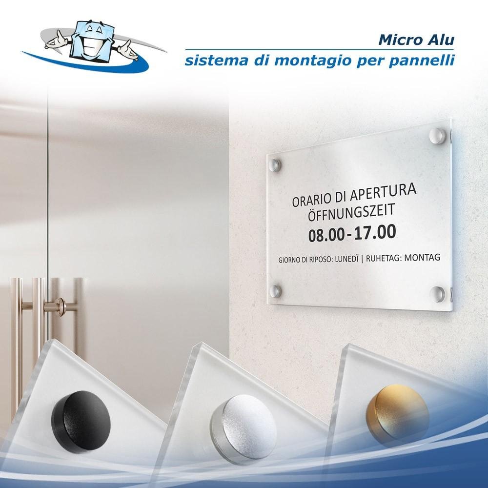 Micro Alu - Sistema di montaggio per pannelli
