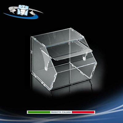 Porta cialde in plexiglass da banco