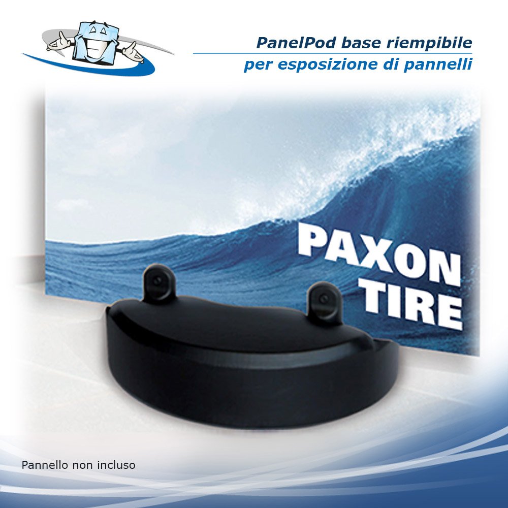 PanelPod - Base riempibile per l'esposizione di pannelli