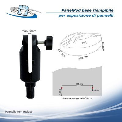 PanelPod - Base riempibile per l'esposizione di pannelli