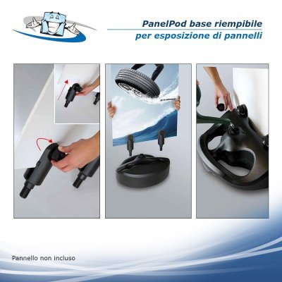 PanelPod - Base riempibile per l'esposizione di pannelli