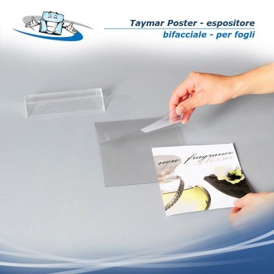Taymar Poster - Espositore da banco - bifacciale per fogli