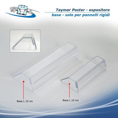 Taymar Poster - Espositore da banco - solo base per pannelli rigidi