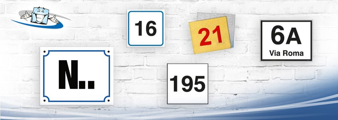 Targhette numeri civici
